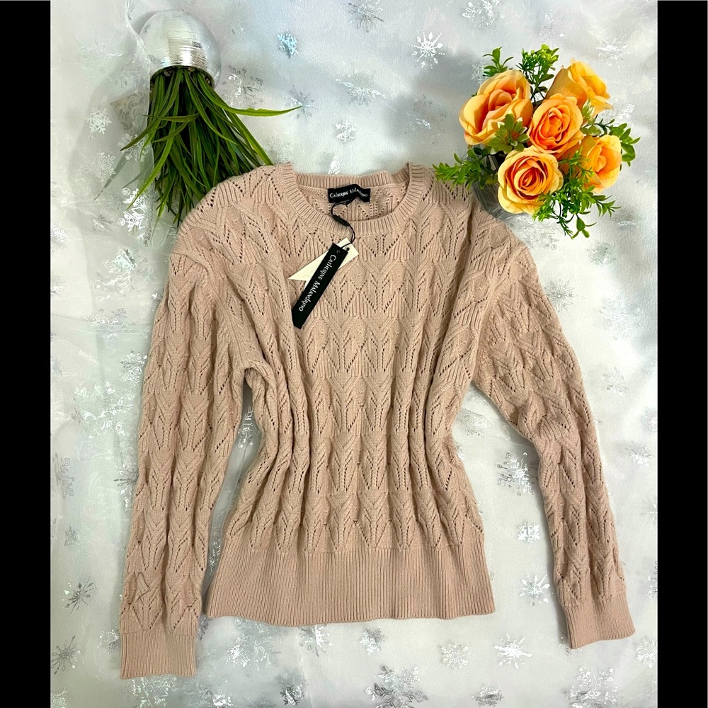 Catherine malandrino Sweater | Midium | color : camelo